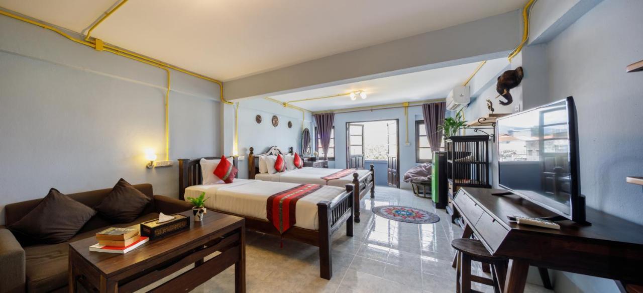 Hostel Double Lucky House Čiang Mai Exteriér fotografie